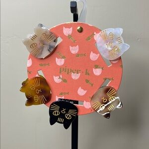 Piper K | Mini Kitty Cat 🐈‍⬛ Hair Clips
